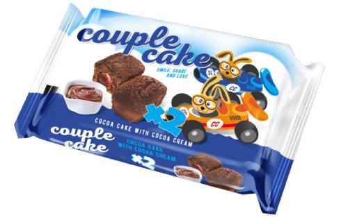 Couple cake kakaókrémmel töltött kakaós piskóta muffin 55g