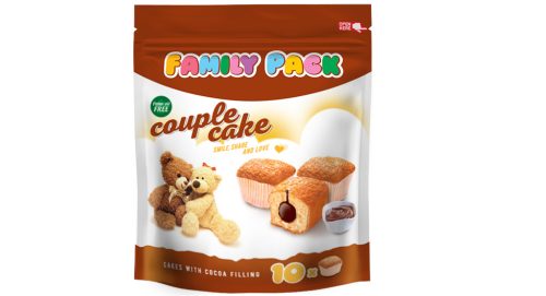 Couple cake kakaókrémmel töltött piskóta muffin 200g -9db/karton