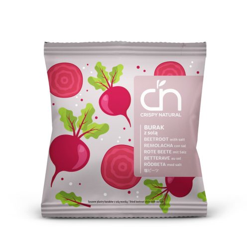 Crispy Natural 100% szárított cékla szeletek 18g