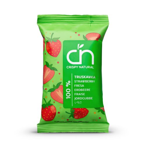 Crispy Natural 100% szárított eper szeletek 10g