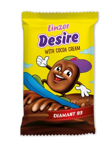 Linzer-Desire puszedli lágy sütemény kakaós krémmel 50g
